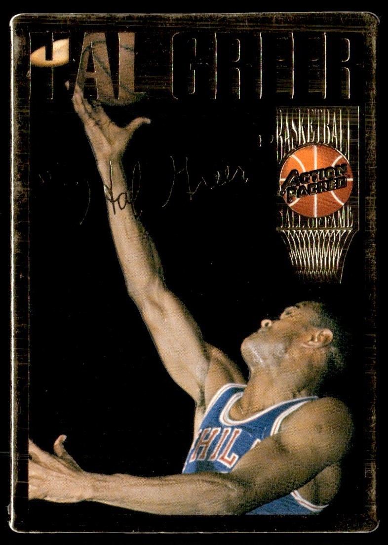 1994-95 Action Packed Hall of Fame Autographs Hal Greer #28