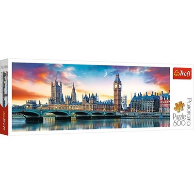 Puzzles - 500 Panorama - Big Ben und Palast of Westminster, London | Spiel