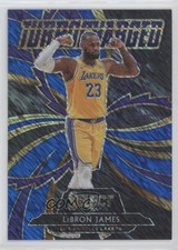 2020-21 Panini Select Turbocharged Blue Prizm LeBron James #2 o7m