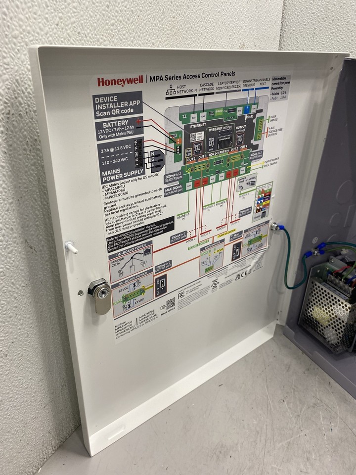 Honeywell 4 Door Controller And Metal Enclosure MPA4MPSU | eBay