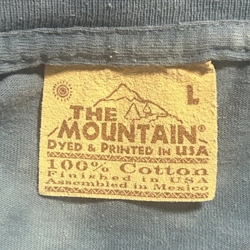 Camisa De Colección 2005 The Mountain Manatee Angel Fish Manga Corta Talla L Foto 3 de 3