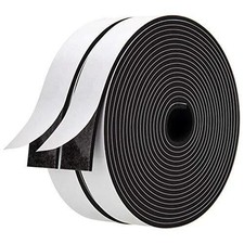 2 Rolls, 1 Inch Wide X 1/8 Inch Thick 33ft Long High Density Foam Seal Tape