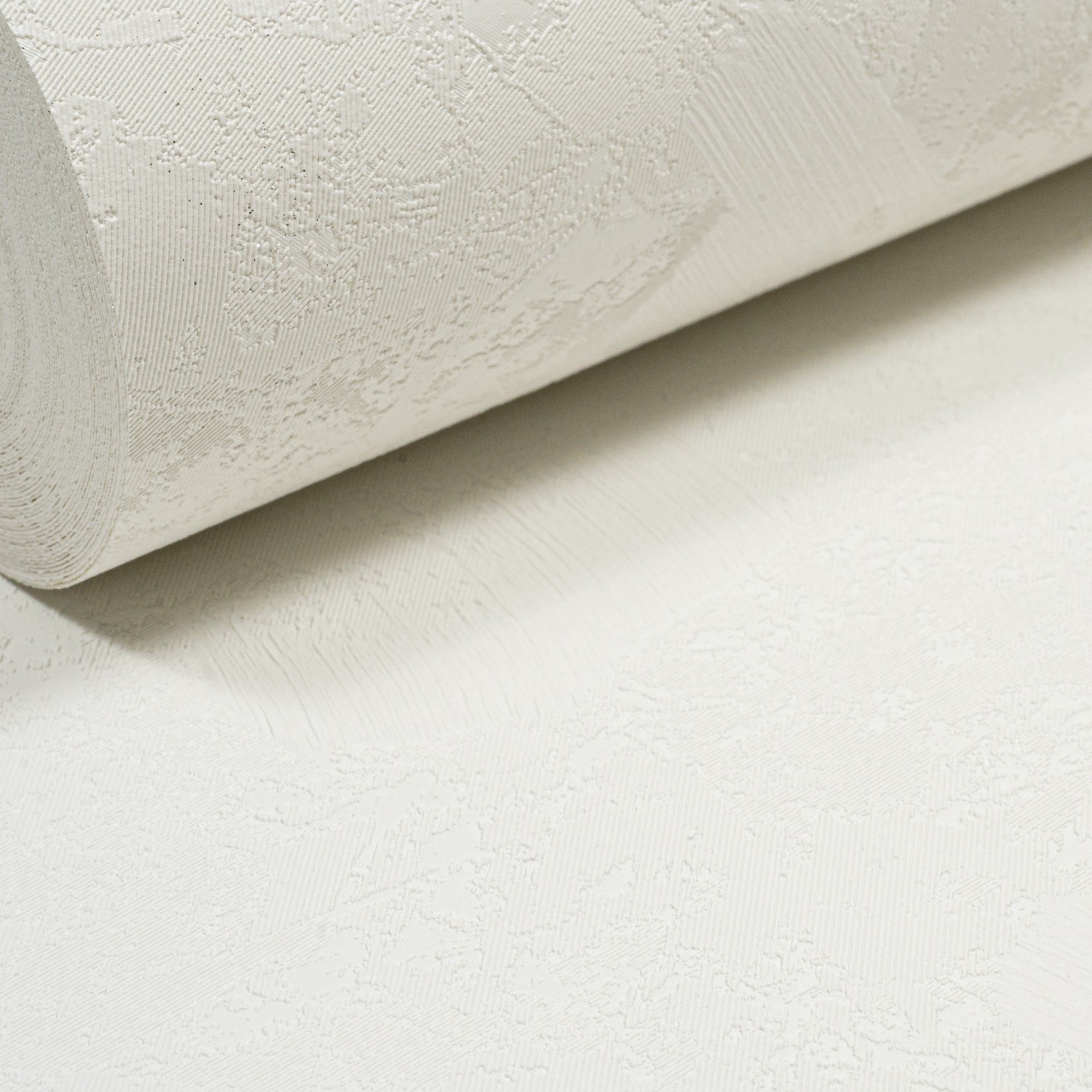White Plaster Effect Wallpaper Textured Slightly Imperfect Vinyl Hallway Lounge