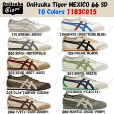 Onitsuka Tiger MEXICO 66 SD Birch Green Blue 10colors 1183C015 Unisex Size