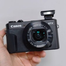Canon PowerShot G7X Mark II 20.1MP Touchscreen Digital Camera Black -95% New