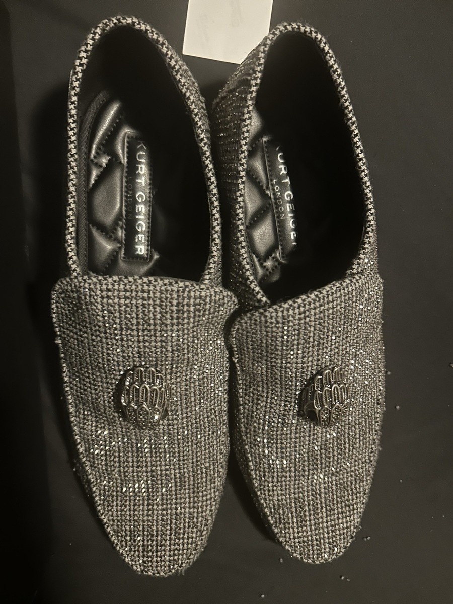 Kurt Geiger LondonHugh Eagle Herringbone Loafers | eBay display picture 1
