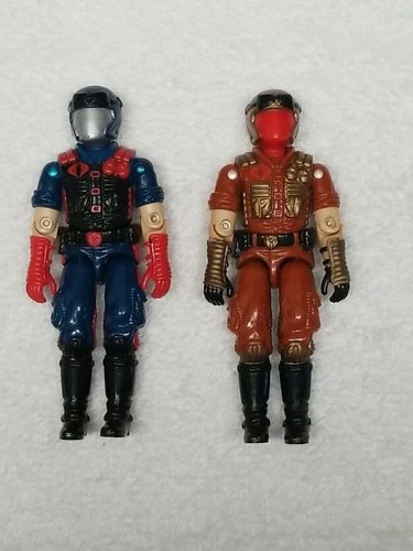 New ListingVintage GI Joe Lot 1980s/90s ARAH~ 2 Figures- Cobra Vipers '86 And '93 Nice!
