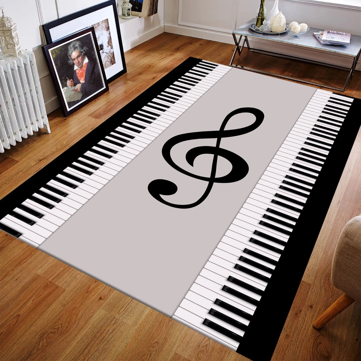 DeQUBE Manta Musical De Piano XL 180x73 Cm – 24 Teclas, 8 Sonidos Y 10 Melodías, Juguete Interactivo Para Niños De 3 Años En Adelante