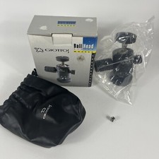 Giottos MH-2000 Dual Ballhead, Tripod Supports 26.5 lb, Camera Box, Adapter