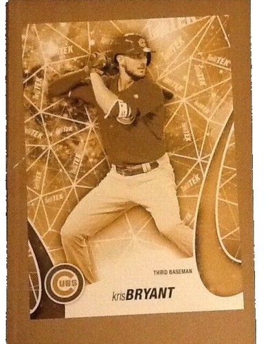 2015 Topps Update Career High Kris Bryant Auto Chicago Cubs