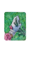 Snowflake In The Forest Watercolor Original Art/Gift ,Refrigerator Magnet