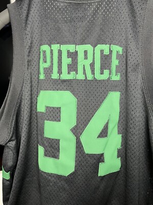Vtg Nike Authentic NBA Boston Celtics Paul Pierce 34 Jersey Black