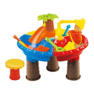 Beach-Toys-Table-Set-22-pcs-Sand-Water-Beach-Palm-tree-Bulldozer-and-more