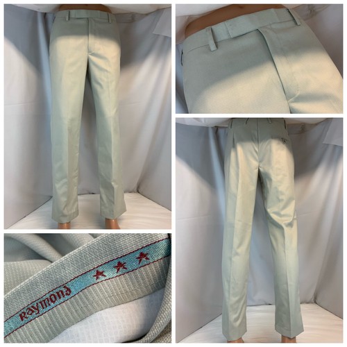 Raymond Bespoke Dress Pants 34x30 Gray 