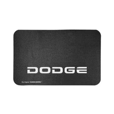 Dodge Name Logo 22" x 34" Black Fender Gripper Cover