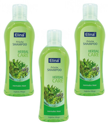 Elina Med Shampoo Herbal CARE Haarpflege für die Famile 3x 1000ml