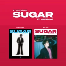 YOUNGJAE GOT7 2nd Mini Album SUGAR 2Ver SET CD+P.Book+P.Card+Post+Sticker+Gift