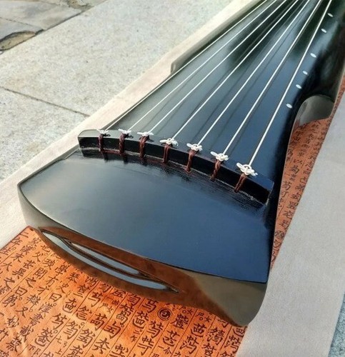 7 Strings Guqin Zither Handmade Guzheng Stringed Instruments with Accessories - Picture 18 of 24