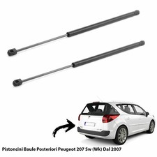 2  MOLLE A GAS PISTONI PISTONCINI PORTELONE BAGAGLI PEUGEOT 207 SW (WK) 2007