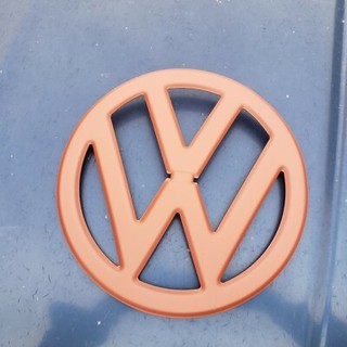 vw Volkswagen Van transporter bus metal front nose emblem type 2 56 67 primer 66