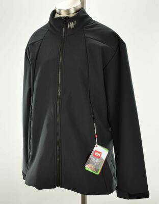 HELLY HANSEN Womens Black PARAMOUNT SOFTSHELL Water Resistant Jacket 3XL NWT