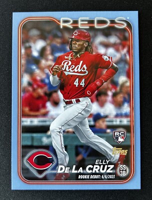 2024 Topps Update Elly De La Cruz Father's Day Powder Blue /50 (Priority S&H)