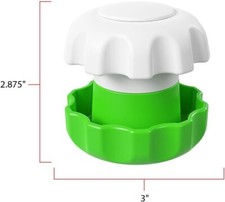 EZY DOSE Crush Pill Vitamins Tablets Crusher  Grinder Storage Compartment-Green