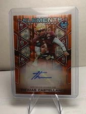 2024 Thomas Castellanos Bowman Best U Elements of the Game Orange Refractor /25