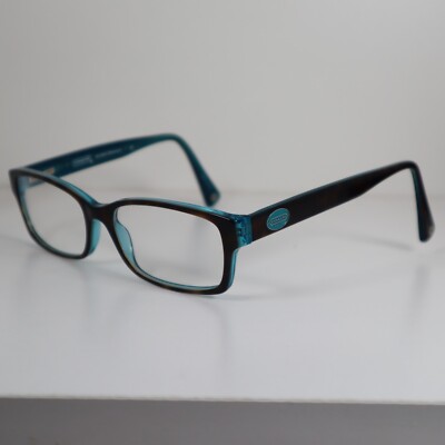 COACH 5116 Eyeglasses Frames RXable. Dark Tortoise/Teal. NWT 52mm HC 6040 (Brooklyn) COACH 5116 Dark Tortoise/Teal Green  main image 2