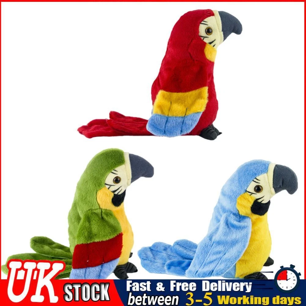 Talking parrot hotsell toy uk