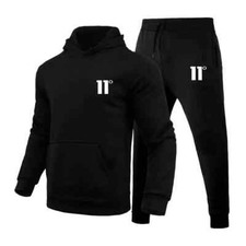 2025 Mens New Tracksuit Hoodies Black Sweatpants Male Casual Sports Jogging Set