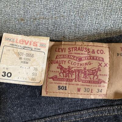 パンツ 90s Levis 540 yarn-dyed made in usa USA made 90s Levi's 501 denim pants dead stock yarn dyed