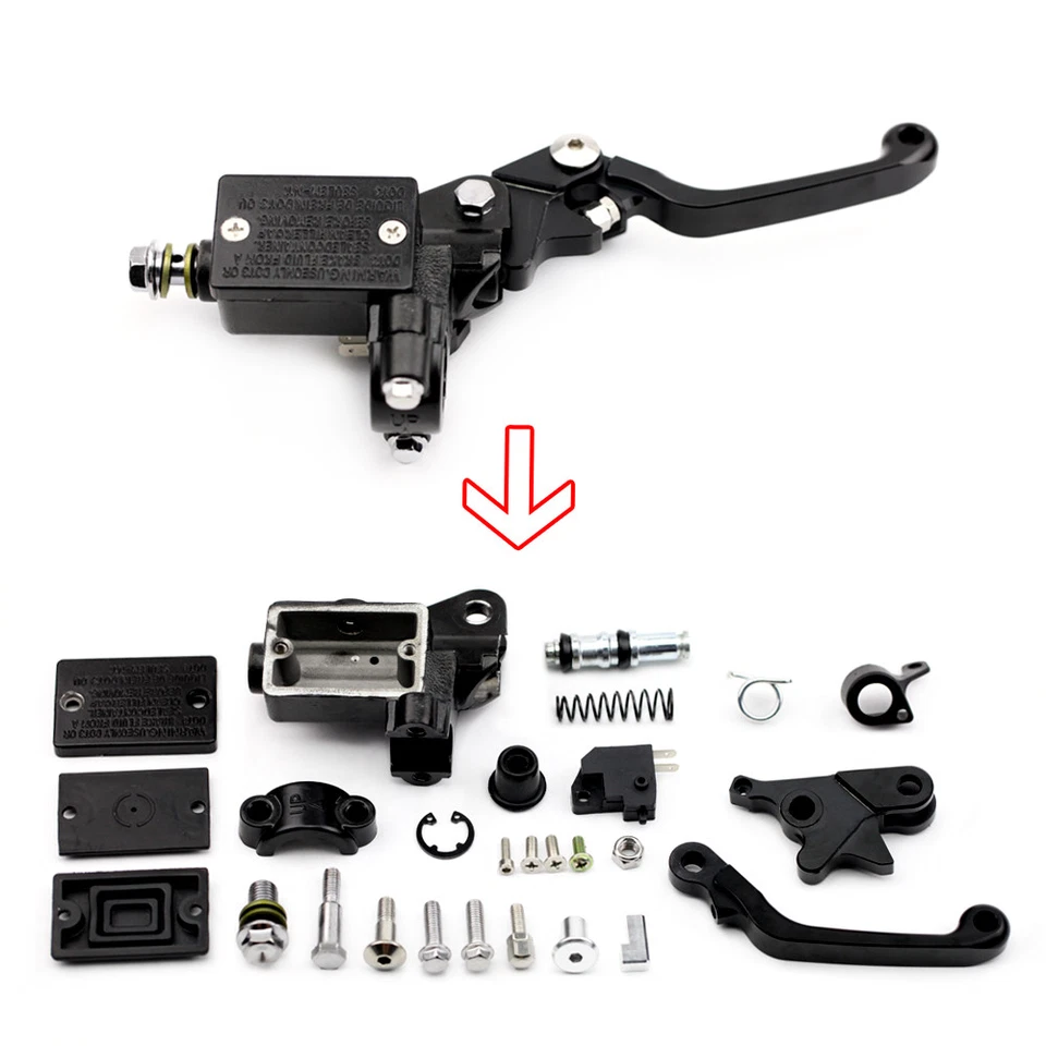 Palanca de cilindro maestro de freno para SUZUKI DRZ 50 70 110 400SM DR 200SE 350 RM 60 80 Foto 4 de 4