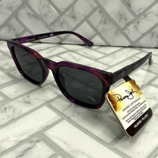 NWT Panama Jack 60615PJP TRT POL Purple Tortoise Frame Sunglasses Polarized