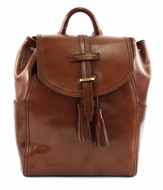 The Bridge Florentin Zaino Zainetto Borsa Donna Cuoio Marrone 04341701 14 |  Acquisti Online su eBay