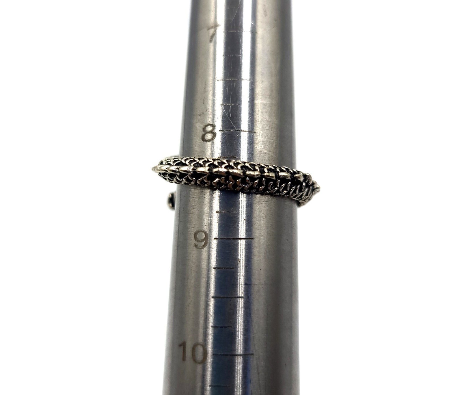 Silver Tone Dragon Adjustable Wrap Ring Detailed … - image 6