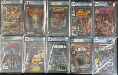 10-Book KEY Investment LOT of CGC PGX comic books with 1st Carnage Jaime Reyes +