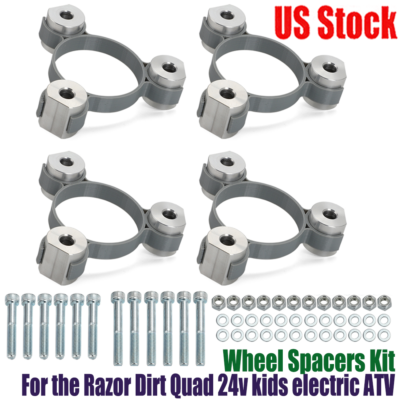 #ad Wheel Spacers For Razor Dirt Quad 24v ATV For Stability amp; To Prevent Tip Over US $35.66