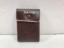 Vintage Kid  s Western "DAVID" wallet- There is a saddle engraved below DAVID
