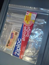 Vintage 1985 Dow New Improved Ziploc Trial Pack Complete with Coupon!! 5 bags 