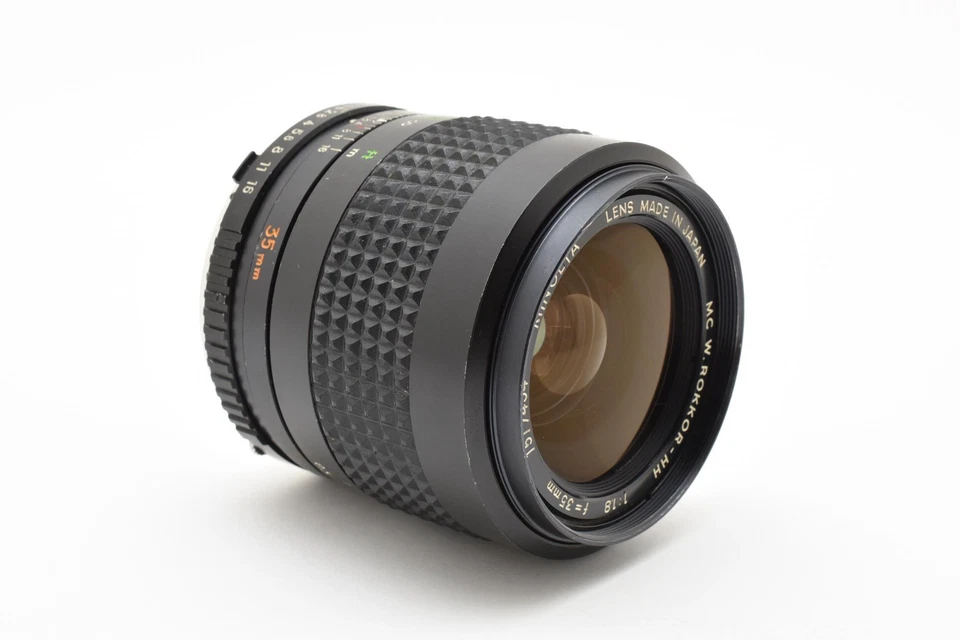 [¡COMO NUEVO NO US DUTies! ] Lente gran angular MINOLTA MC W.ROKKOR HH 35mm f1.8 - Imagen 4 de 4