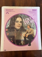 Love Story RCA SelectaVision CED Videodisc Movie Paramount Vintage Pink Box Rare