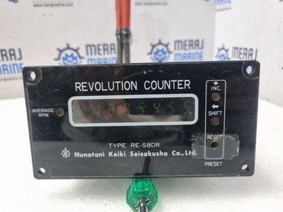 Nunotani Keiki Seisakusho RE-S8DR Elektrische Propellerwelle Revolutionsanzeige