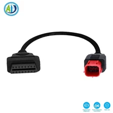 OBD2 II ConvertAdapter for 6Pin Connector DiagnosticCable for Guzzi Kawasak Moto