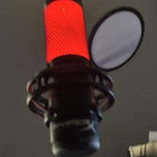 HyperX QuadCast USB Condenser Microphone Anti-Vibration Tap-to-Mute Streaming