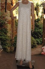 Vince Camuto Ivory T Shirt Maxi Dress size L