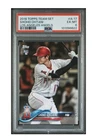 2018 Topps Shohei Ohtani A-17 Team Set PSA 6 EX-MT RC Rookie Angels Dodgers