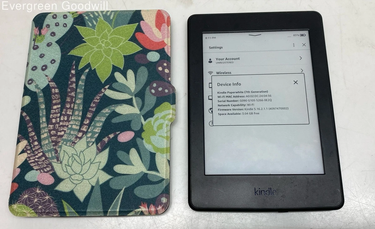 Amazon Kindle Paperwhite (7th Generation) Wi-Fi 4 GB Tablets