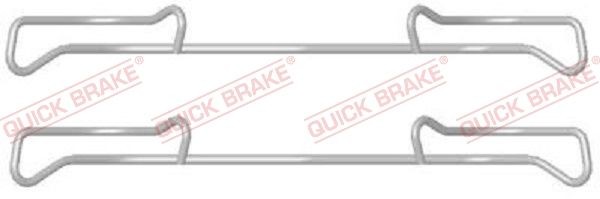 ZubehöRsatz, Scheibenbremsbelag Vorne Hinten Quick Brake 109-1678 FüR VW-image