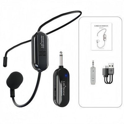 Brandneu Sender Headset Mikrofonadapter für Teach GFSK Mikrofonsystem 2.4G lang